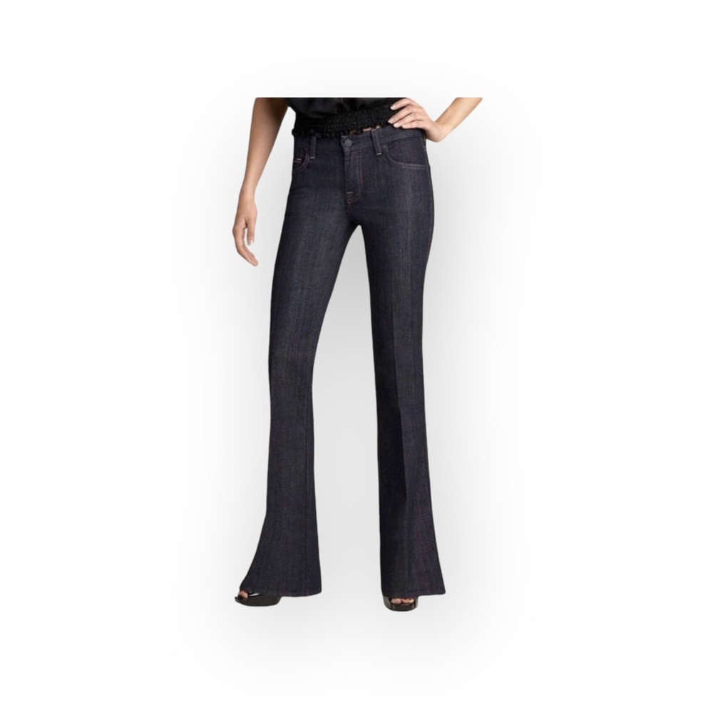 HTF: 7 Mankind® ㋛ Swirl Embroidered Crystal A Pocket Bootcut Denim Jeans ㋛ 29 30 - Picture 13 of 16